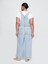 Kadın Açık Mavi Ultrasoft Denim Baggy Tulum 3
