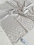 Fresh Monogram Jakarlı Eşarp 1-78 Açık Gri Desenli 1