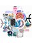 Balık Burcu Sticker Paketi -Bullet Journal - Ajanda - Planner - Defter - Laptop Etiket Çıkartma Çok Renkli 10 x 15 Paket Boyutu 3 x 5 cm Stickerlar Paket Içeriği 25 Adet Dadi Ramba Sticker 2