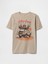 Erkek Çocuk Kahverengi Grafik T-Shirt 1