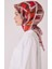 Tivil Ipek Eşarp 4051-84 Bordo Karışık Desen 2