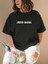 Baskılı T-Shirt - Siyah 4