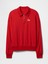 Erkek Kırmızı Vintagesoft Gap Logo Polo Sweatshirt 2