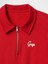 Erkek Kırmızı Vintagesoft Gap Logo Polo Sweatshirt 3