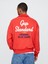 Erkek Kırmızı Vintagesoft Gap Logo Polo Sweatshirt 4