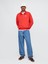 Erkek Kırmızı Vintagesoft Gap Logo Polo Sweatshirt 5