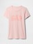 Kadın Pembe Gap Logo T-Shirt 2