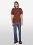 Sisley %100 Pamuk Triko Polo T-Shirt Erkek Kahverengi Polo - 325P1094S300M 1