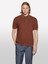 Sisley %100 Pamuk Triko Polo T-Shirt Erkek Kahverengi Polo - 325P1094S300M 5