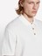 %100 Pamuk Triko Polo T-Shirt Erkek Krem Polo - 325P1094S300M 4