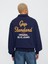 Erkek Lacivert Vintagesoft Gap Logo Polo Sweatshirt 1