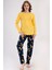 Pamuklu Kadın Uzun Kol Pijama Takım , 410011 1