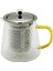 Kabartmalı - Borosilikat Cam Demlik 550ML 1