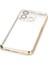 Xiaomi Redmi 12C Kılıf Razer Lensli Silikon - Gold Gnzrz 1