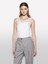 Viskoz Karışımlı Nervürlü Jarse Slim Fit Atlet Kadın Beyaz Atlet - 325P3Y61LH00Z 5