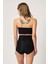 Miraxx Siyah Mı Emay 2842 Lazer Dantelli Slip Korse 3