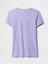 Kadın Lila Gap Logo T-Shirt 2
