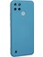 Realme C25Y Kılıf Nano Içi Kadife Silikon - Mavi Gnzrz 1