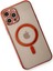Apple iPhone 12 Pro Kılıf Magneticsafe Lazer Silikon - Kırmızı Gnzrz 1