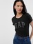 Kadın Siyah Gap Logo T-Shirt 1