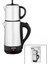 Çelik Elektrikli Çaycı - Çay Makinesi 1.7lt + 0.7lt 2ın1 Kullanım STM-5847 1