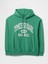 Erkek Yeşil Gap Logo Nyc Kapüşonlu Sweatshirt 2