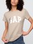 Kadın Bej Gap Logo T-Shirt 3