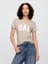 Kadın Bej Gap Logo T-Shirt 1