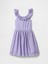 Kız Çocuk Mor Fırfırlı Elbise 1