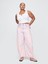 Kadın Açık Pembe High Rise Ultrasoft Horseshoe Jean Pantolon 5