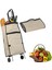 Buffer® Katlanabilir Tekerlekli Market Çantası,çok Amaçlı Pazar Arabası,portatif Alışveriş Bez Torbası 1