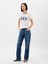 Kadın Kırık Beyaz Gap Logo T-Shirt 3