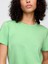 Kadın Yeşil Bisiklet Yaka T-Shirt 3