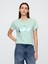 Kadın Mavi Gap Logo T-Shirt 1