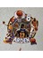 Basketbol Temalı Erkek Çocuk Doğum Günü Isme Özel 3D Pasta Parti Süsü Cake Topper (20 x 22 cm ) 3