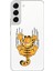 Samsung Galaxy S22+ Uyumlu Şeffaf Kılıf Cartoon Garfield 4 Tasarımlı 1
