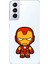 Samsung Galaxy S21+ Uyumlu Şeffaf Kılıf Chibi Iron-Man 2 Tasarımlı 1