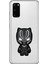 Samsung Galaxy S20 Uyumlu Şeffaf Kılıf Chibi Black Panther 6 Tasarımlı 1