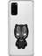 Samsung Galaxy S20+ Uyumlu Şeffaf Kılıf Chibi Black Panther 6 Tasarımlı 1