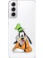 Samsung Galaxy S21 Uyumlu Şeffaf Kılıf Cartoon Goofy 5 Tasarımlı 1