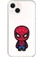iPhone 13 Uyumlu Şeffaf Kılıf Chibi Spider-Man 7 Tasarımlı 1