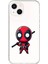 iPhone 13 Uyumlu Şeffaf Kılıf Chibi Deadpool 8 Tasarımlı 1