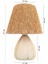Serre Handmade Seramik Abajur Natural 2