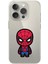 iPhone 16 Pro Uyumlu Şeffaf Kılıf Chibi Spider-Man 7 Tasarımlı 1