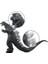 Godzilla Vs. Kong Giant King Ejderha Godzilla Goril Kong 2'li Aksiyon Figür Karakter Oyuncak Seti 3