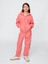 Kız Çocuk Pembe Gap Logo Vintagesoft Fleece Fermuarlı Sweatshirt 3