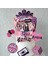Blackpink Temalı Kız Çocuk Doğum Günü Isme Özel 3D Pasta Parti Süsü Seti Cake Topper (22 x 21 cm ) 5