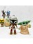 Star Wars The Mandalorian Baby Yoda Boba Fett Grogu Karakter Figür Oyuncak & 10LU Koleksiyon Seti 4