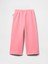 Kız Bebek Pembe Gap Logo Vintagesoft Fleece Wide-Leg Eşofman Altı 3