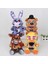 Five Nights At Freddy's Fnaf Bonnie Chica Foxy Freddy 4lü Peluş Oyuncak Seti Oyun & Uyku Arkadaşları 1